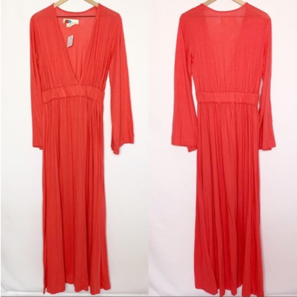 NWT Free People Beach Bell Sleeve Maxi Dress - Picture 3 of 6